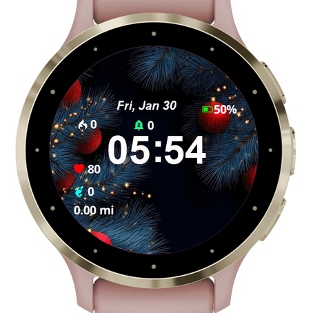 Christmas Background Red Balls Fir