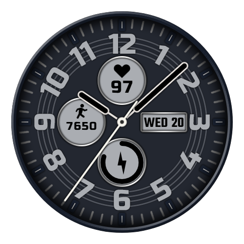 Chrono - CUSTOMIZABLE WIDGETS AND WATCH HANDS