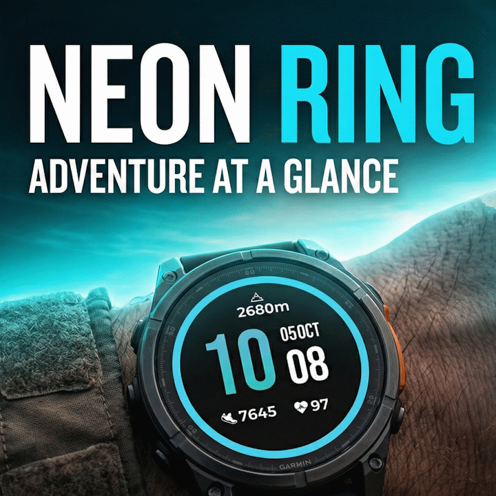 Neon Ring — official Connect IQ artwork