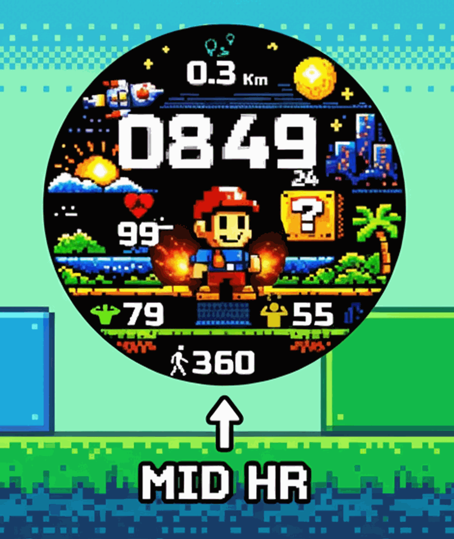 Pixel Quest 8Bit Heart Rate