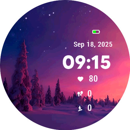 Starry Snowscape