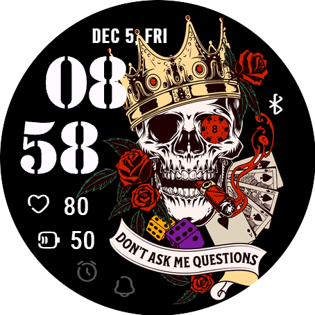 Poker Skull