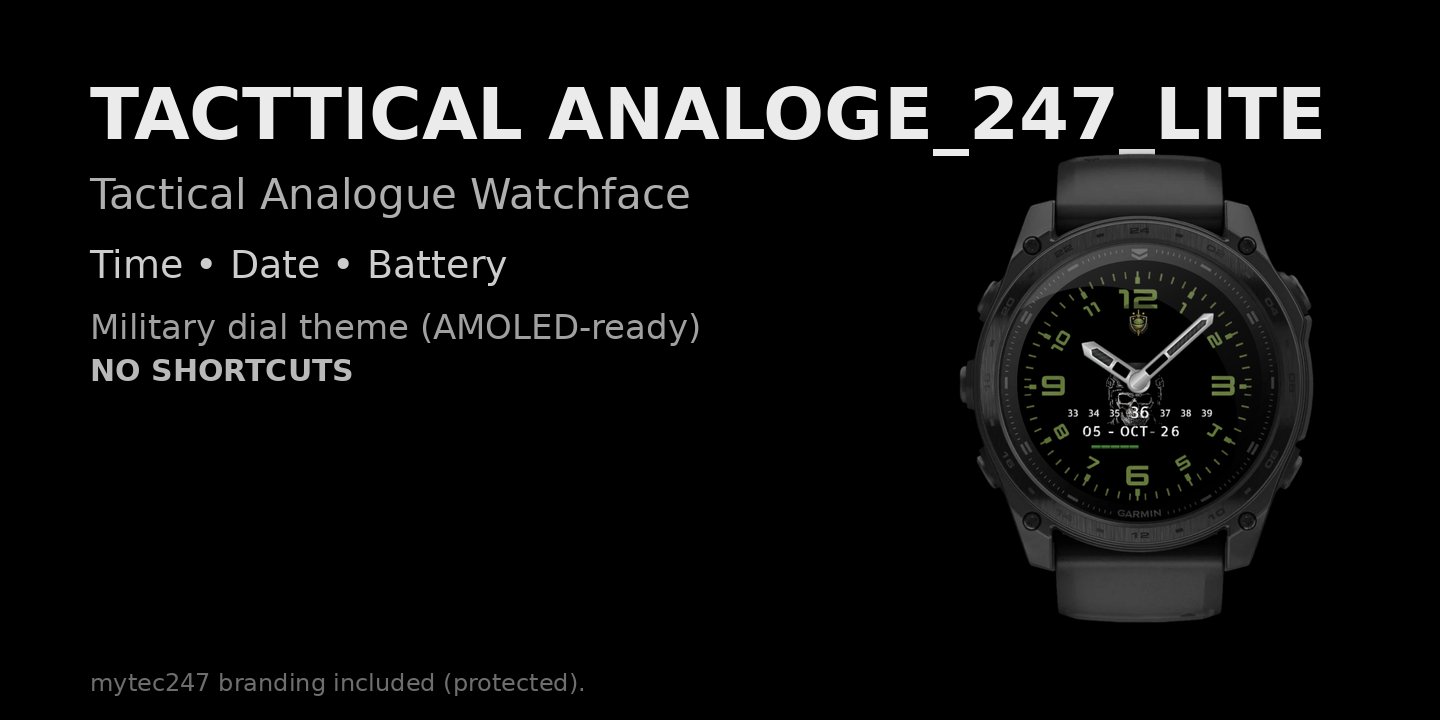 ANALOG 247 – COMBAT DIAL (LITE)