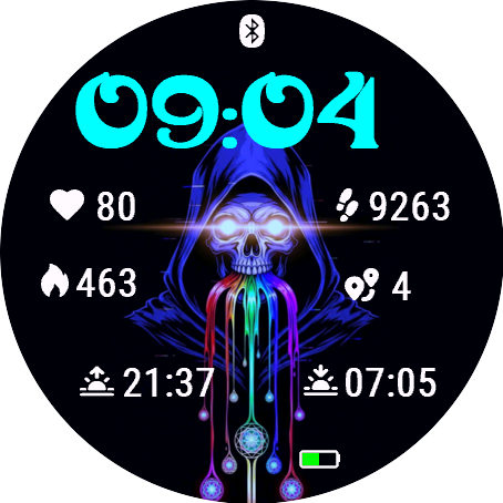 Neon Skull