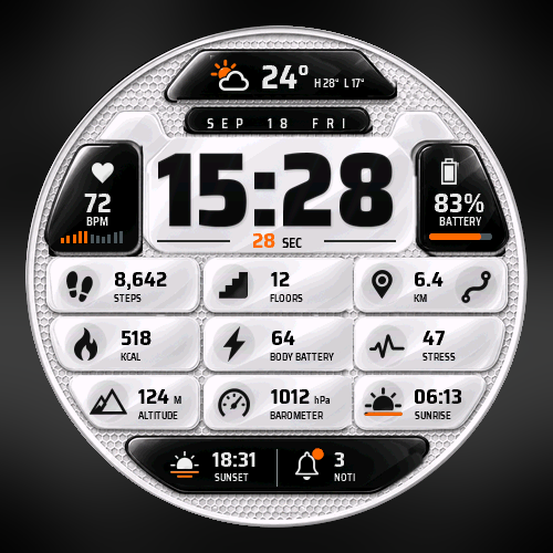 SHOT Ceramic - Data Watch Face