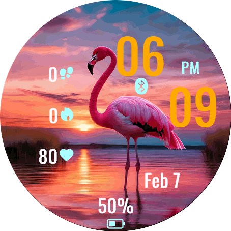 Lakeside Flamingo
