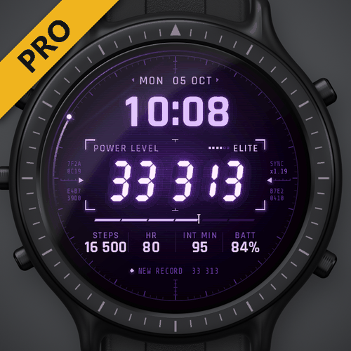 Astra Power Level Pro – 动漫扫描仪动态表盘
