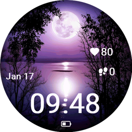 Purple Silhouette