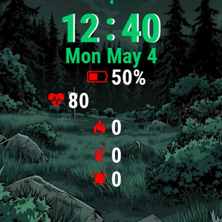 Dark Forest Night