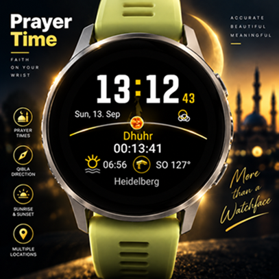 Prayertime – Islamic Prayer Times Watch Face
