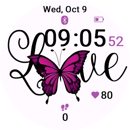 Purple butterfly
