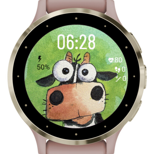Funny Cow Watercolor