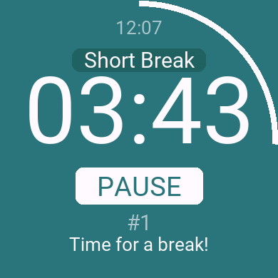 Pomodoro Focus Timer · Screenshot 1