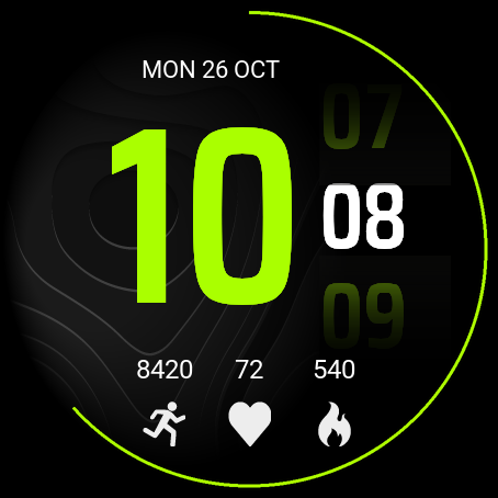 Minimal Vector Pro Venus (Fenix 8, Tactix 8) · Screenshot 0