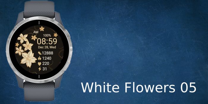 White Flowers 05 · Screenshot 0
