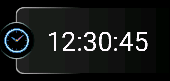 Current time widget · Screenshot 0