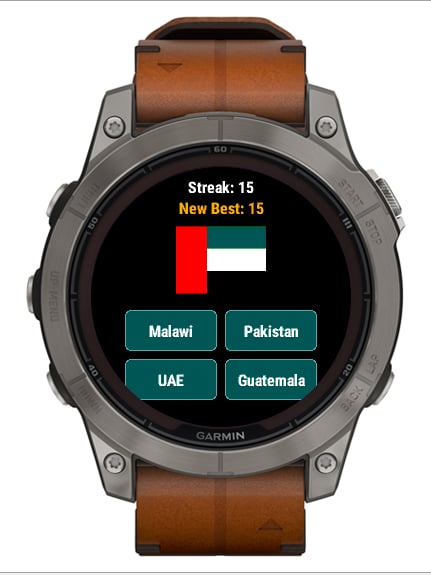 Flags Quiz Game · Screenshot 1