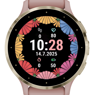 Floral Watchface · Screenshot 1