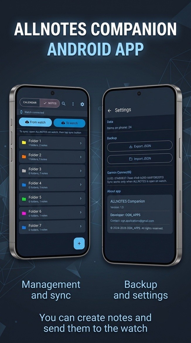ALLNOTES - Notes on your watch · Screenshot 4