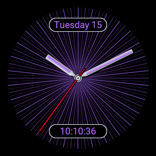 AMOLED Lines - Minimal Color Vector - Amethyst · Screenshot 0