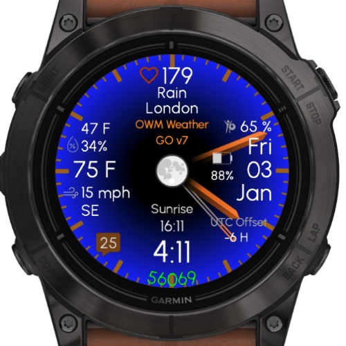 Gradient - Orange (OWM Weather) · Screenshot 2