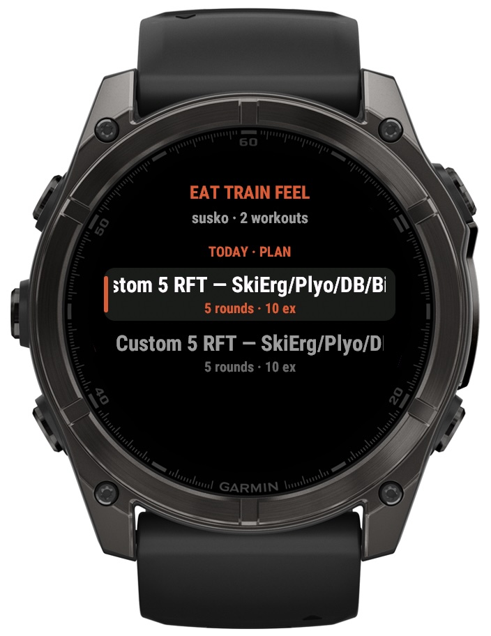 Eat Train Feel · Screenshot 1