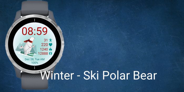 Winter - Ski Polar Bear · Screenshot 0
