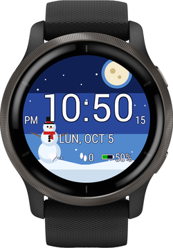 Snowman Christmas Night Watch Face · Screenshot 1