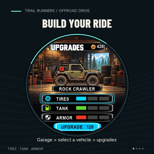 TRAIL RUNNERS: OFFROAD DRIVE · Screenshot 2