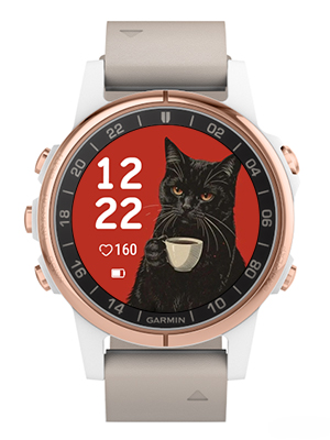 A cat drinking coffee 4