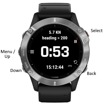 Dinghy Racer Sailing Watch, Compass & GPS Tracker · Screenshot 0