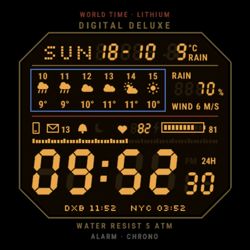 DIGITAL DELUXE - Retro 80s LCD · Screenshot 1