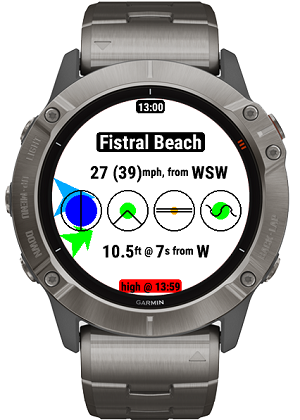 Surf Balls - Wind, Wave and Tide data 4