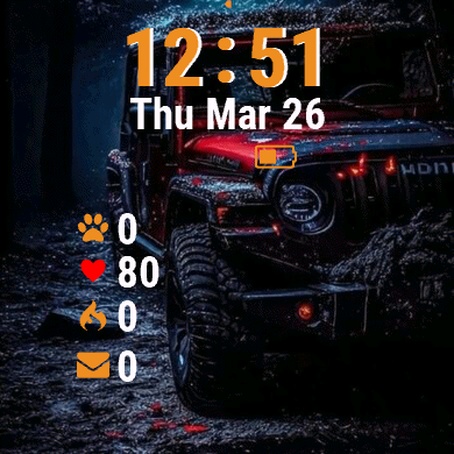 Red Jeep Parked · Screenshot 1