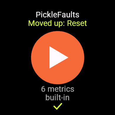 PickleFaults: Pickleball Error Tracker · Screenshot 1