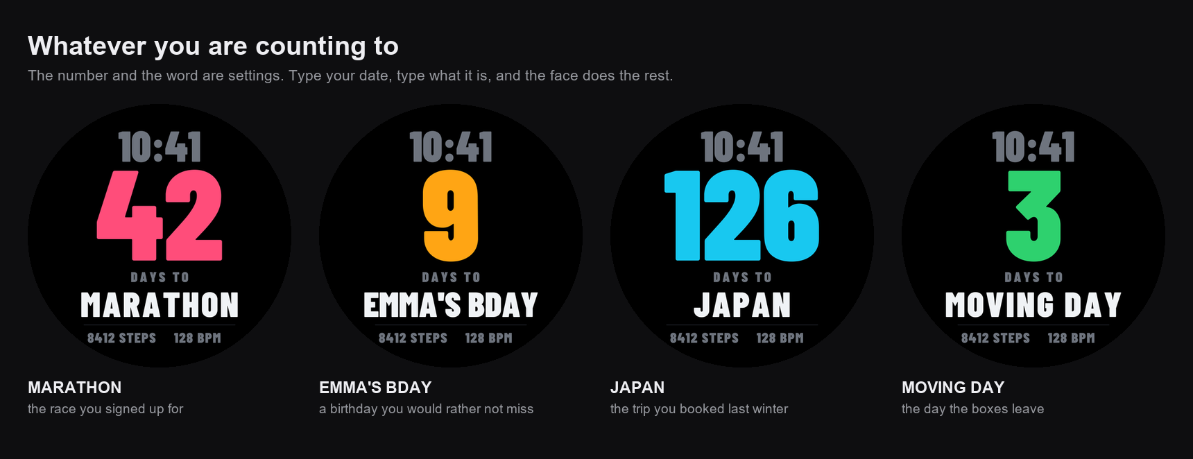 Cap – Countdown to Your Day · Screenshot 4