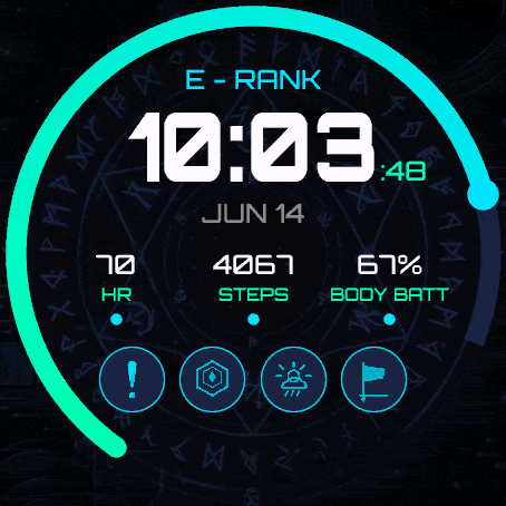 Solo Leveling Watch Face · Screenshot 2