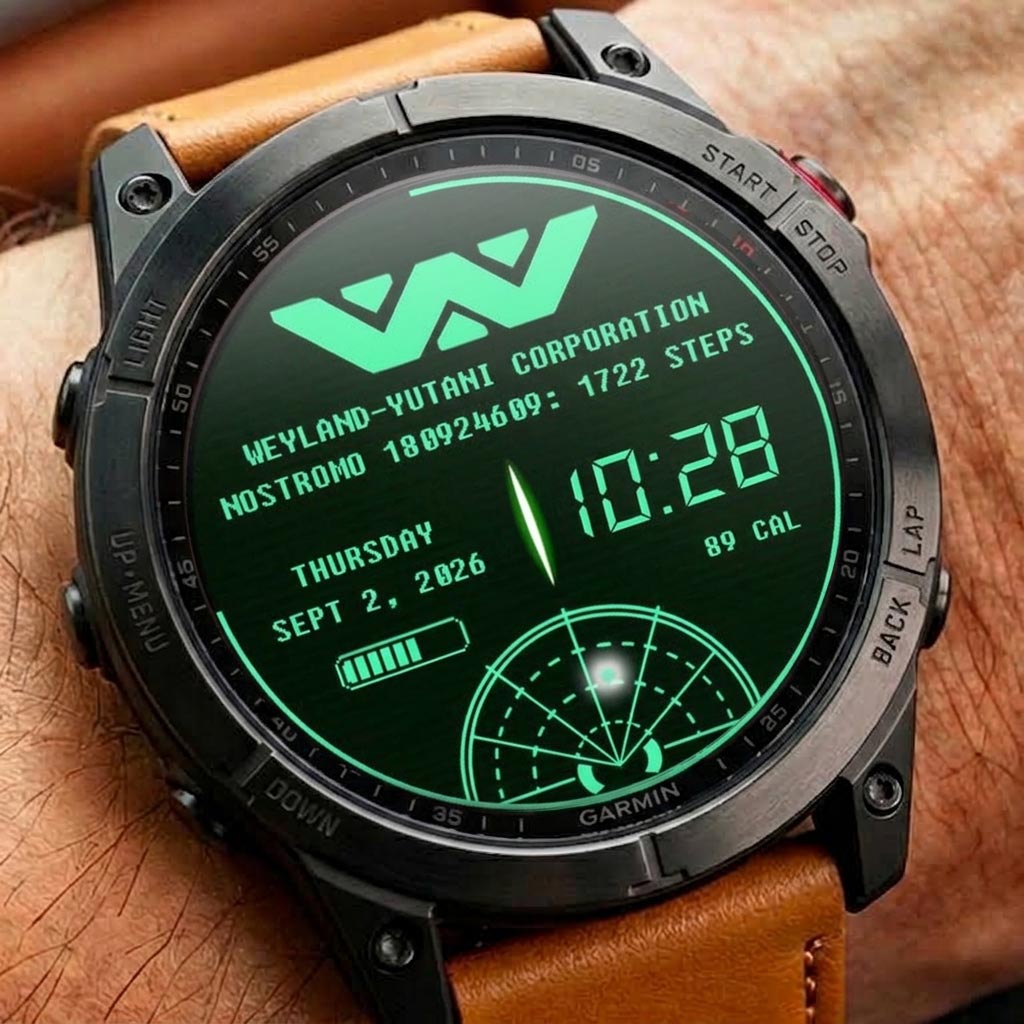 Alien Weyland-Yutani Nostromo Tracker Watch Face · Screenshot 1