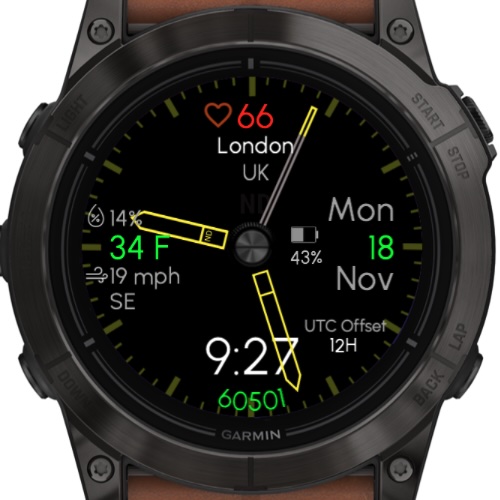Hybrid 5 Yellow (OWM Weather) · Screenshot 0