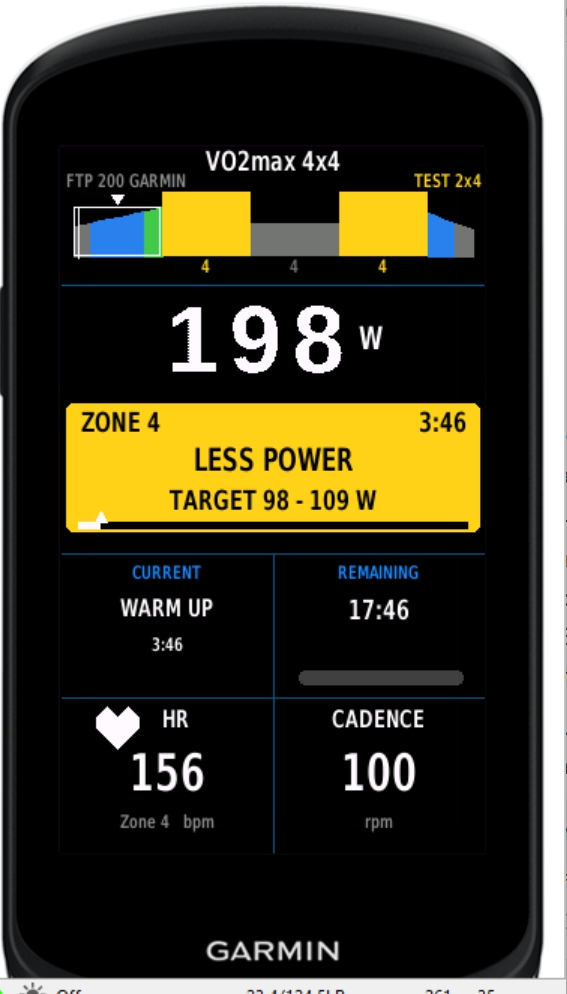 VO2max 4x4 Intervals Pro · Screenshot 3