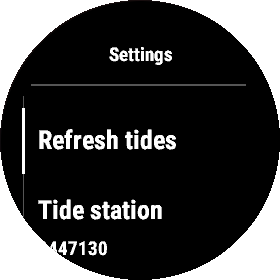 DigiTides Tide Chart · Screenshot 2