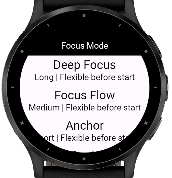 Focus Anchor · Screenshot 1