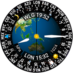 Worldtimer Planets Model 1 · Screenshot 0