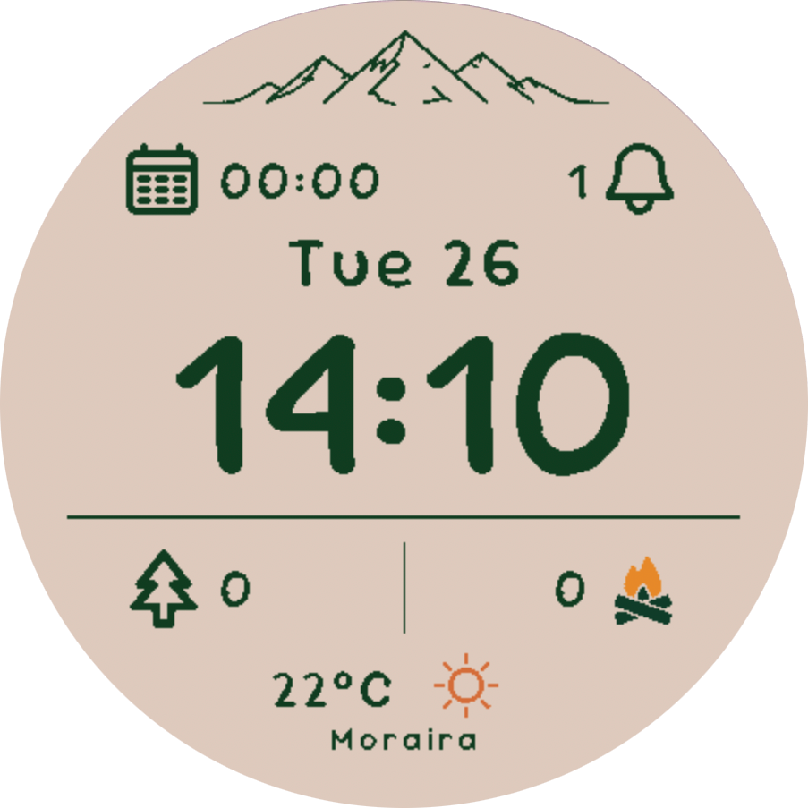 Adventure Watch Face · Screenshot 0