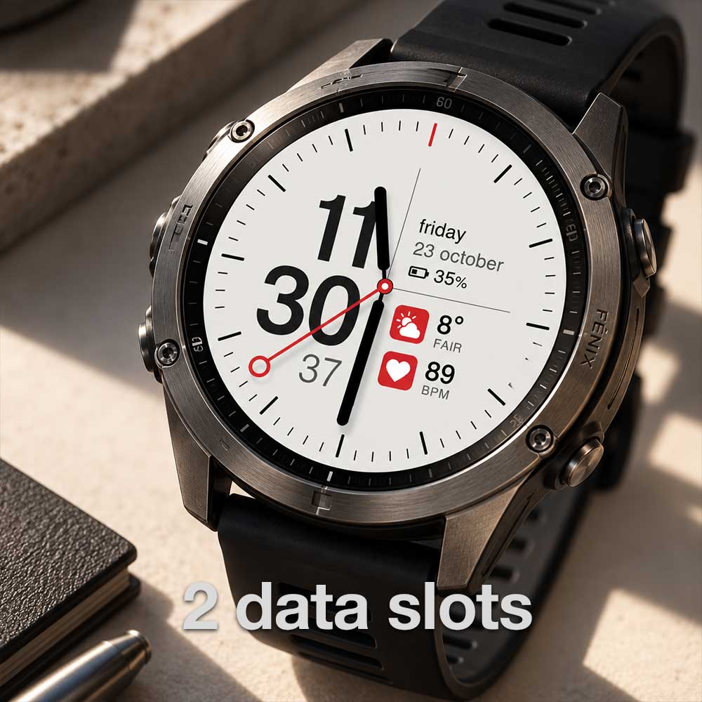 FAHRPLAN PRO · Railway Clock Watch Face with Data · Screenshot 0