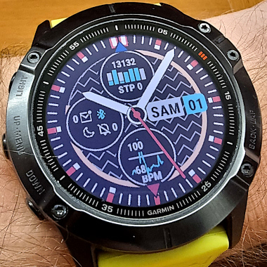 Fenix3 MB watch face screenshot 4