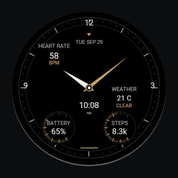 Cockpit Analog Watch Face · Screenshot 0