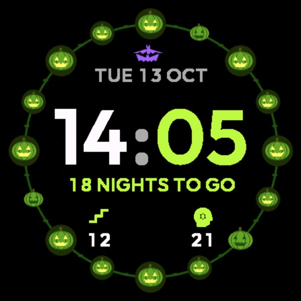 Spooky Lights - Halloween Countdown · Screenshot 2