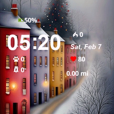 Painting Snowy Town Christmas Tree · Screenshot 0