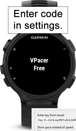 VPacer - High Contrast Pace Guide screenshot 1